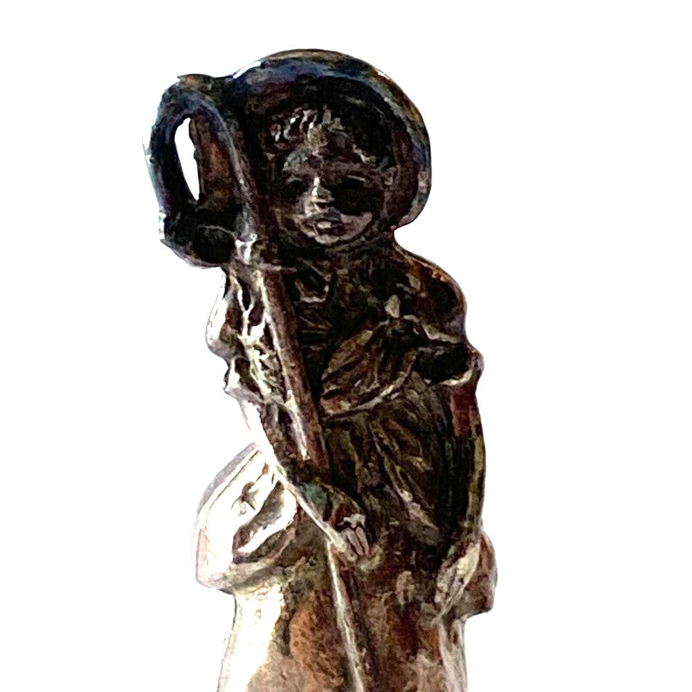 New England Collectors Society Bell Little Bo Peep Silver Plate Nursery Rhyme